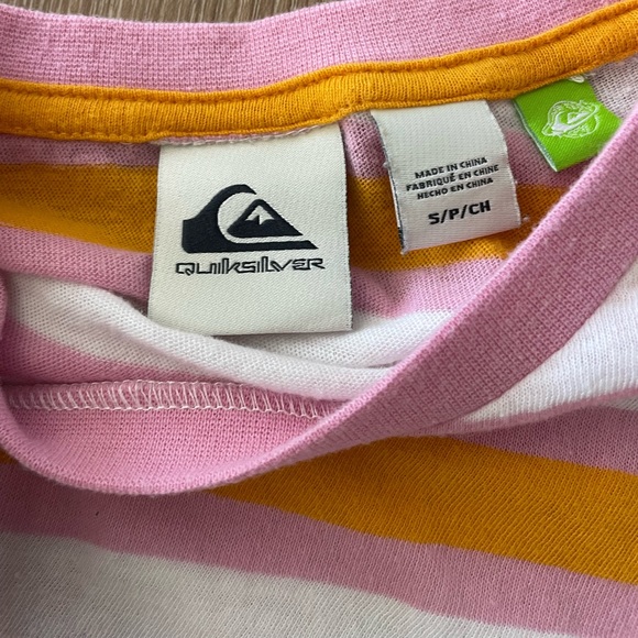 Quiksilver striped longsleeve top (size small) - Picture 3 of 4